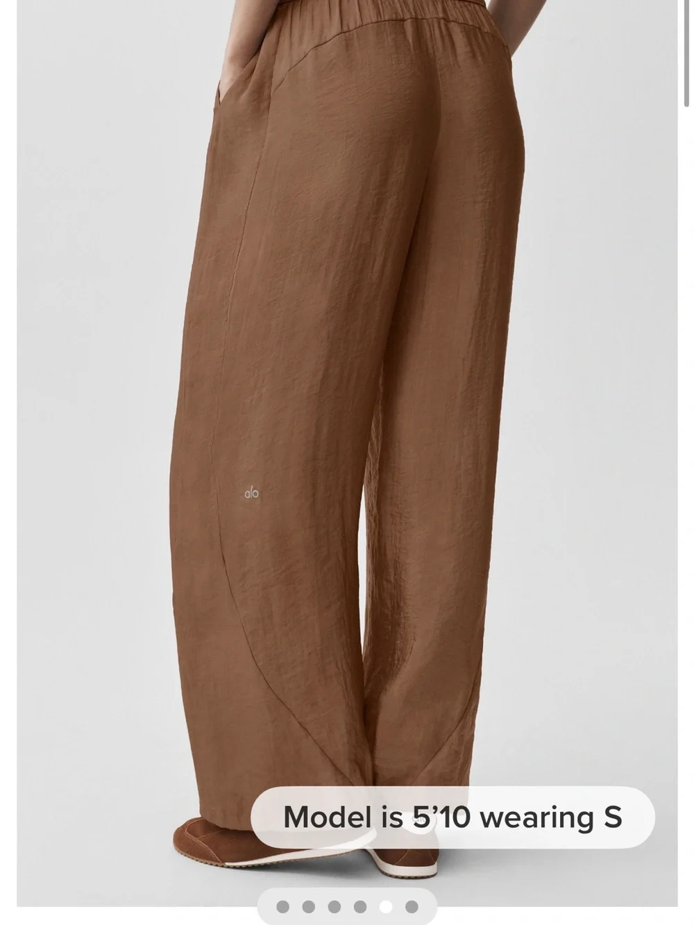 Alo Golden Hour Drawstring Pants in  Brown